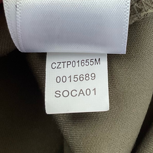 Cable & Gauge Studio 1/4 Zip Hooded Sweatshirt Olive Green Women’s Size Medium - Picture 6 of 6